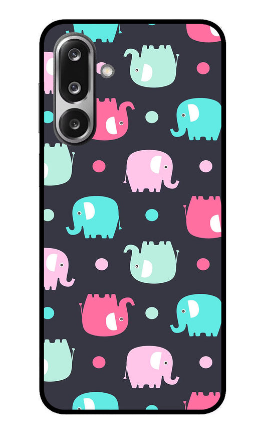 Elephants Samsung F36 5G Glass Case