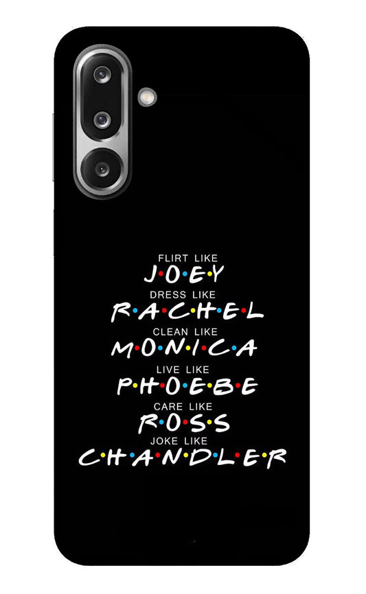 FRIENDS Character Samsung F36 5G Glass Case