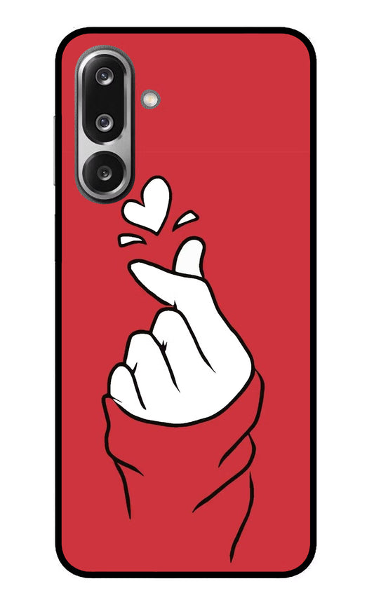 Korean Love Sign Samsung F36 5G Glass Case