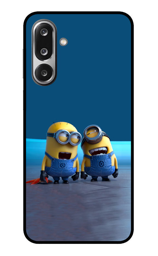 Minion Laughing Samsung F36 5G Glass Case