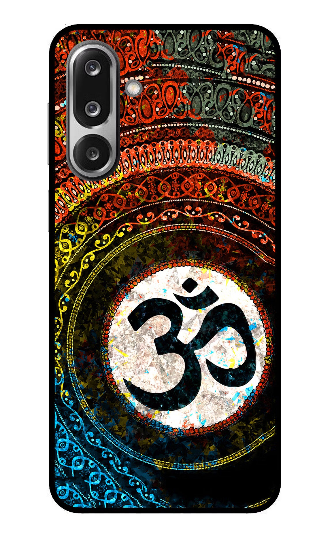 Om Cultural Samsung F36 5G Glass Case Back Cover by Casekaro