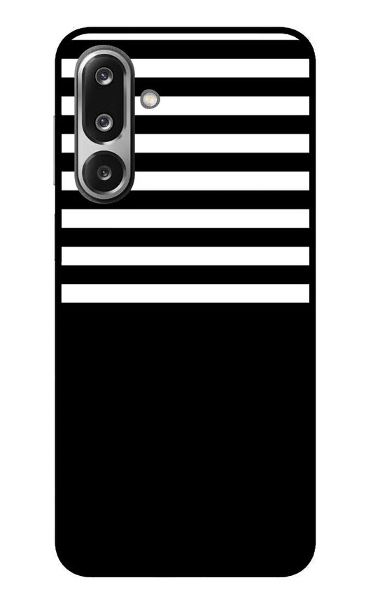 Black and White Print Samsung F36 5G Glass Case
