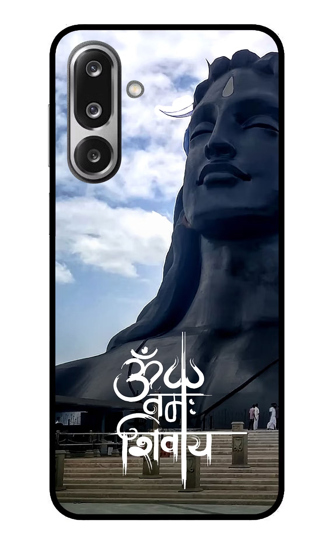 Om Namah Shivay Samsung F36 5G Glass Case Back Cover by Casekaro