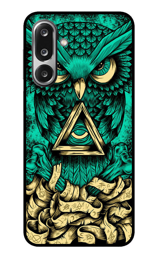 Green Owl Samsung F36 5G Glass Case