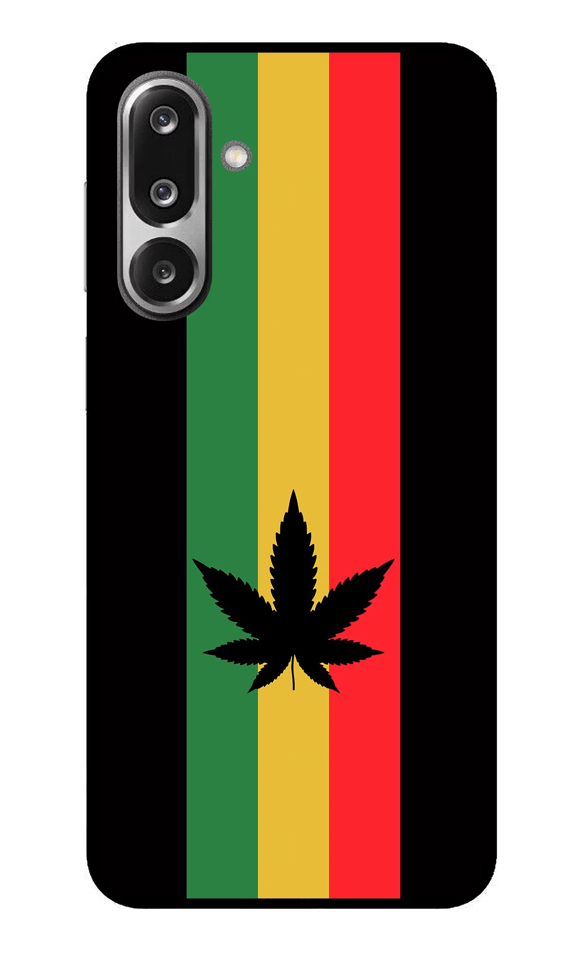 Weed Flag Samsung F36 5G Glass Case Back Cover by Casekaro