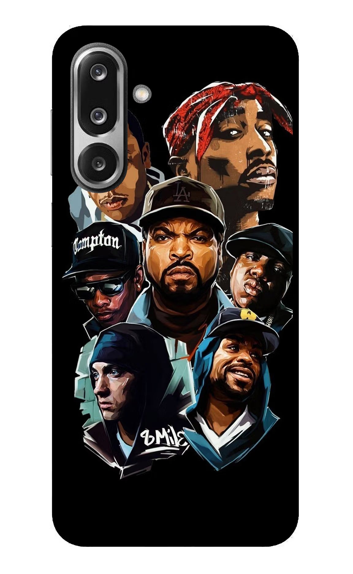 Rappers Samsung F36 5G Glass Case