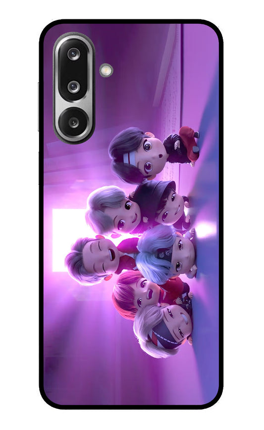 BTS Chibi Samsung F36 5G Glass Case