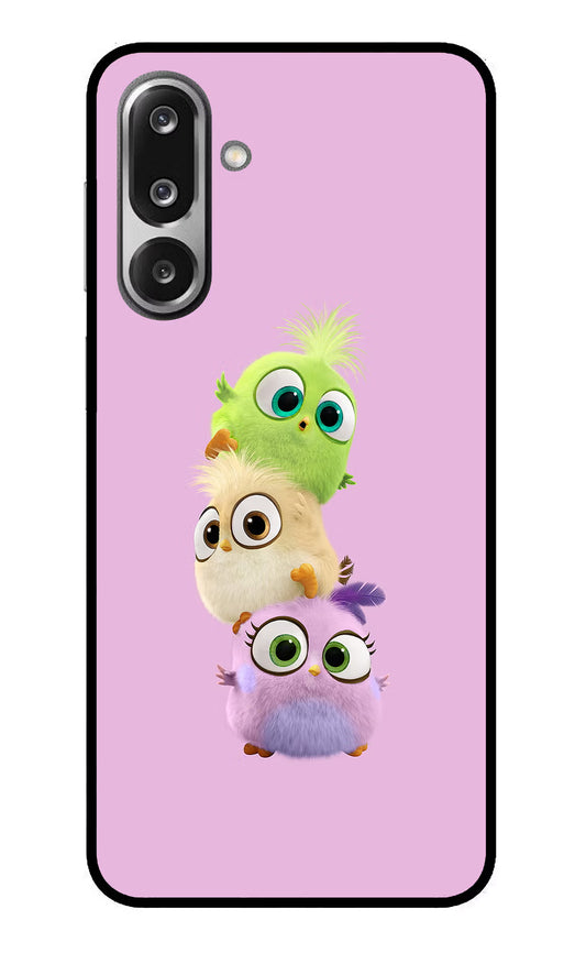Cute Little Birds Samsung F36 5G Glass Case