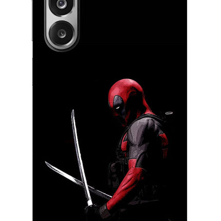 Deadpool Samsung F36 5G Glass Case Back Cover by Casekaro