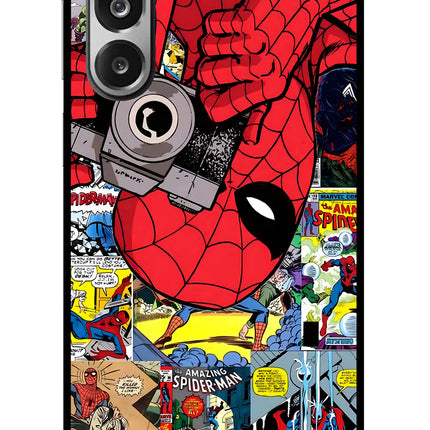 Spider Man Samsung F36 5G Glass Case Back Cover by Casekaro