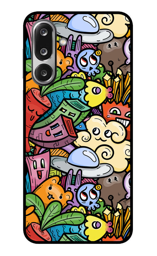 Veggie Doodle Samsung F36 5G Glass Case