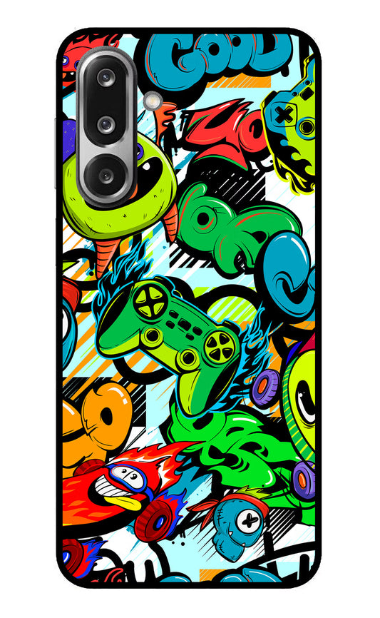 Game Doodle Samsung F36 5G Glass Case