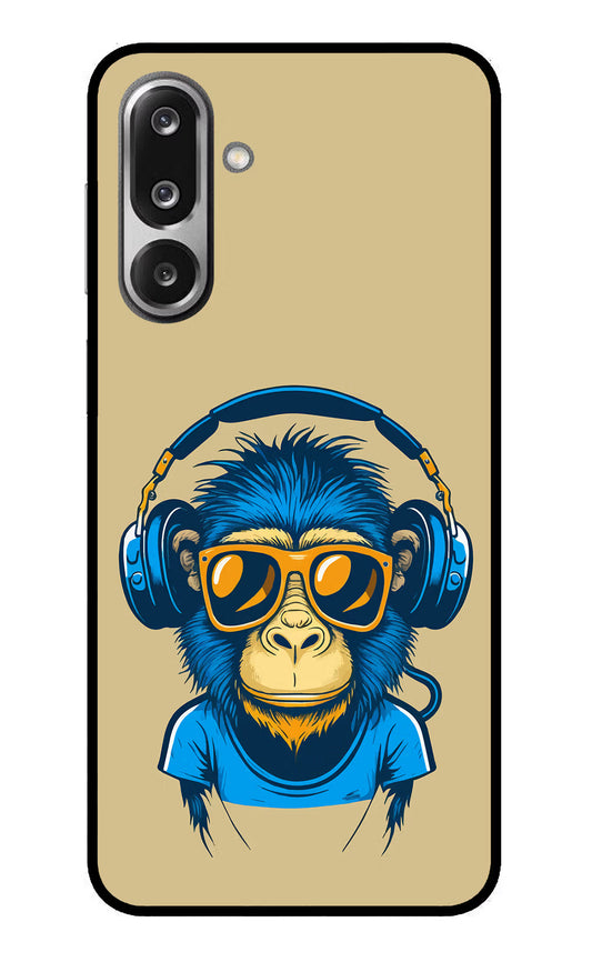 Monkey Headphone Samsung F36 5G Glass Case