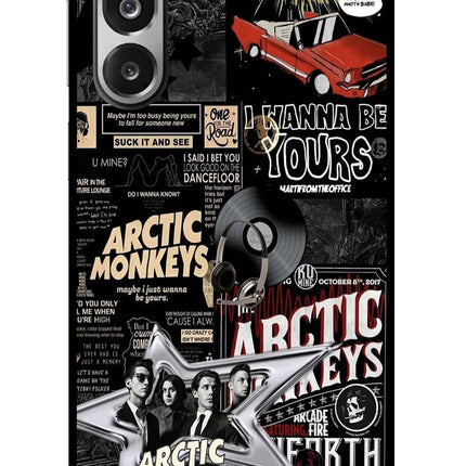 Arctic Monkeys Samsung F36 5G Glass Case Back Cover by Casekaro