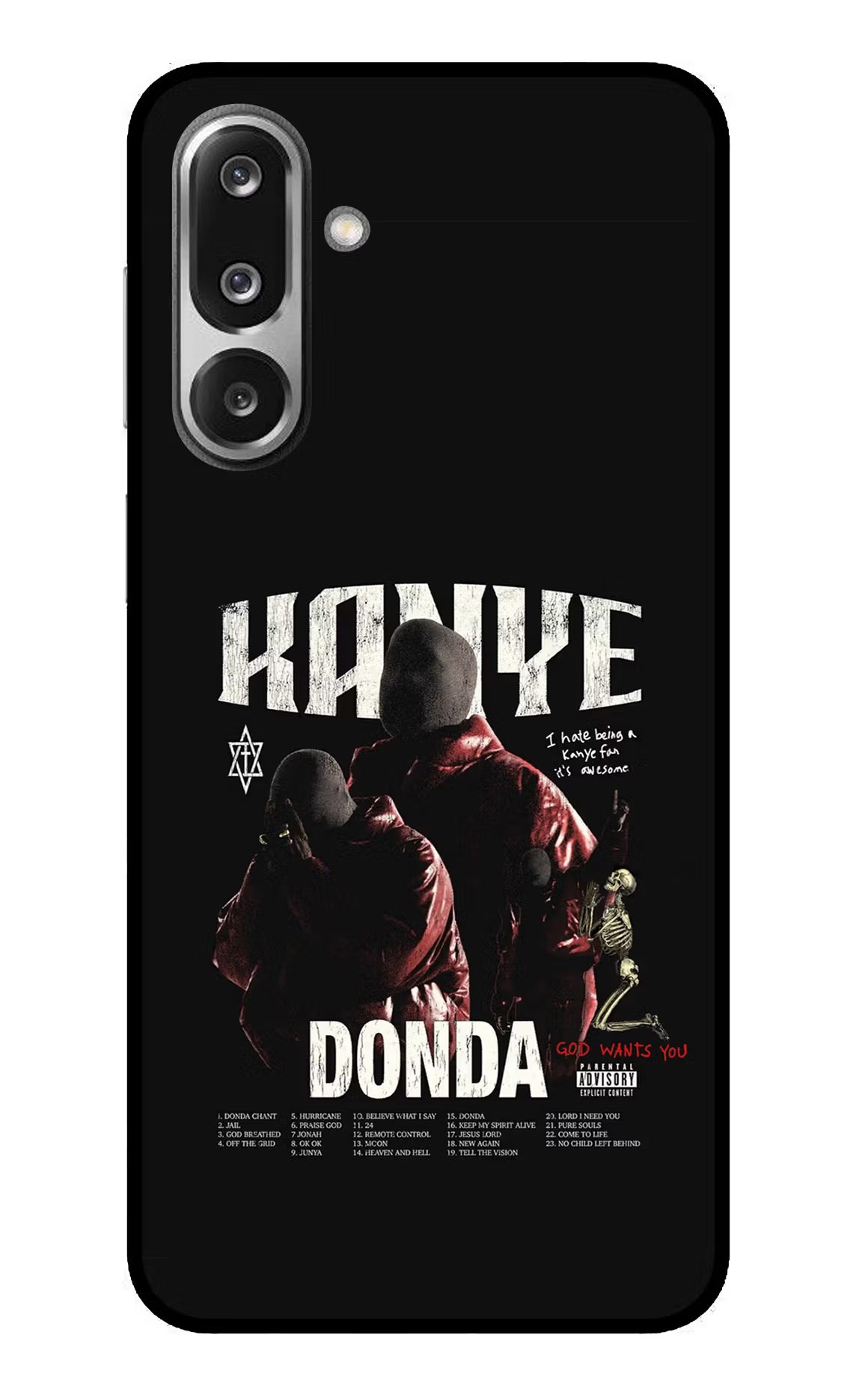Donda Kanye West Samsung F36 5G Glass Case