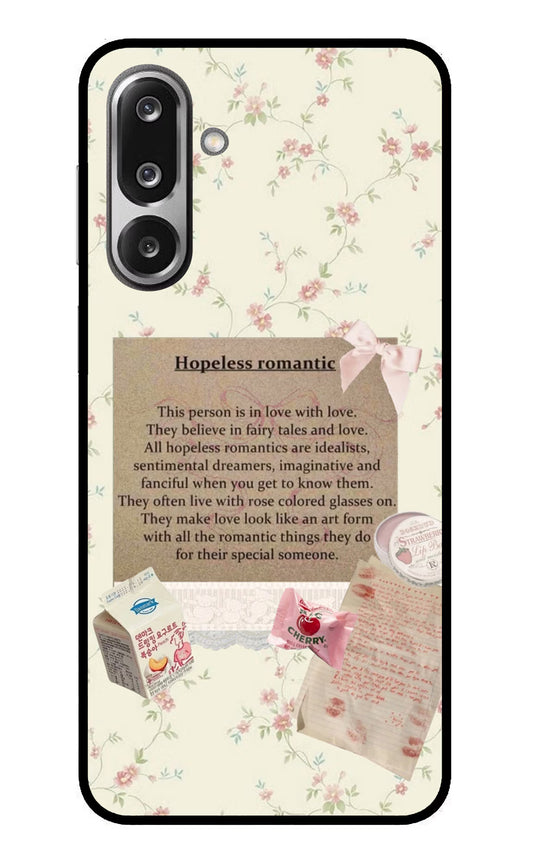 Hopeless Romantic Samsung F36 5G Glass Case