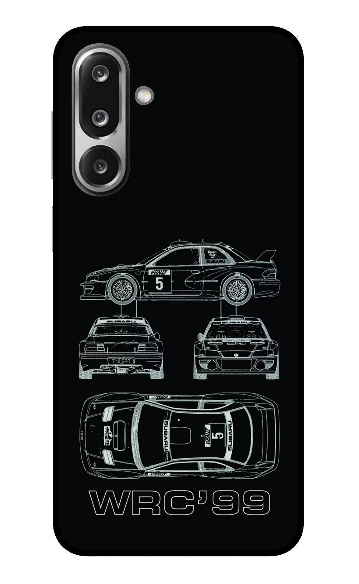 WRC'99 Samsung F36 5G Glass Case Back Cover by Casekaro