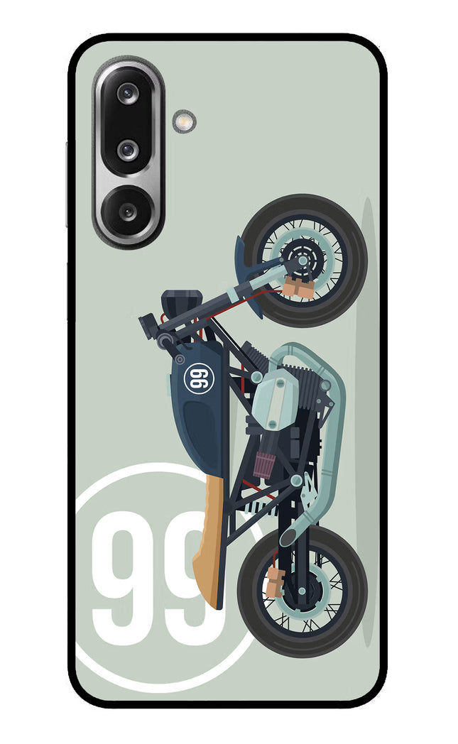Classic Cafe Racer 99 Samsung F36 5G Glass Case Back Cover by Casekaro