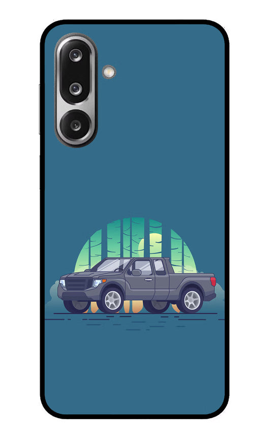 Retro Garage Vibe Samsung F36 5G Glass Case