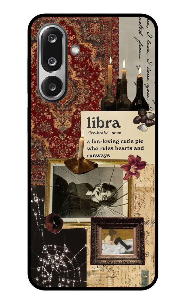 Libra Zodiac Samsung F36 5G Glass Case
