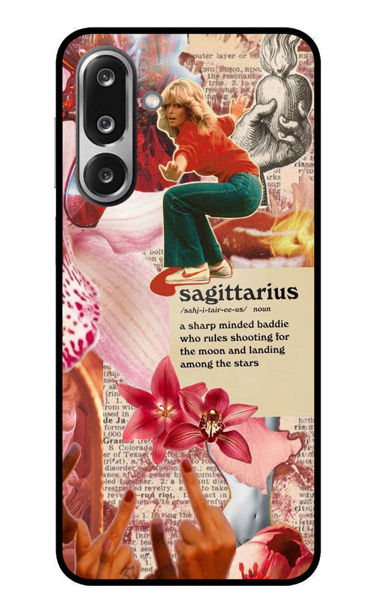 Sagittarius Zodiac Samsung F36 5G Glass Case