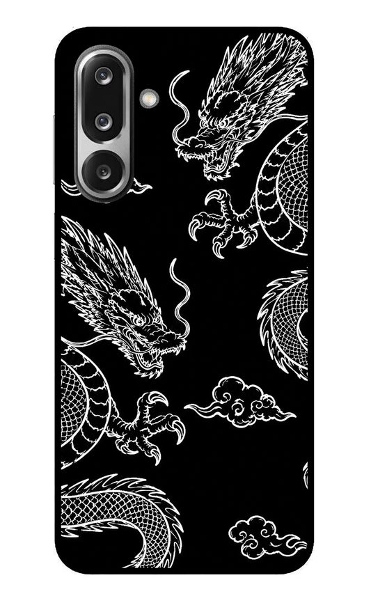 Twin Dragons Samsung F36 5G Glass Case