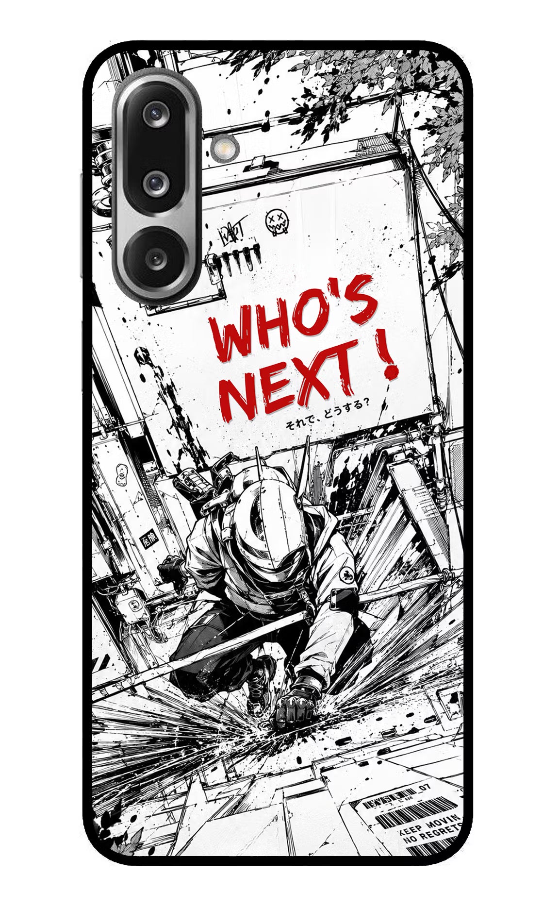 Who's Next Samsung F36 5G Glass Case Back Cover by Casekaro