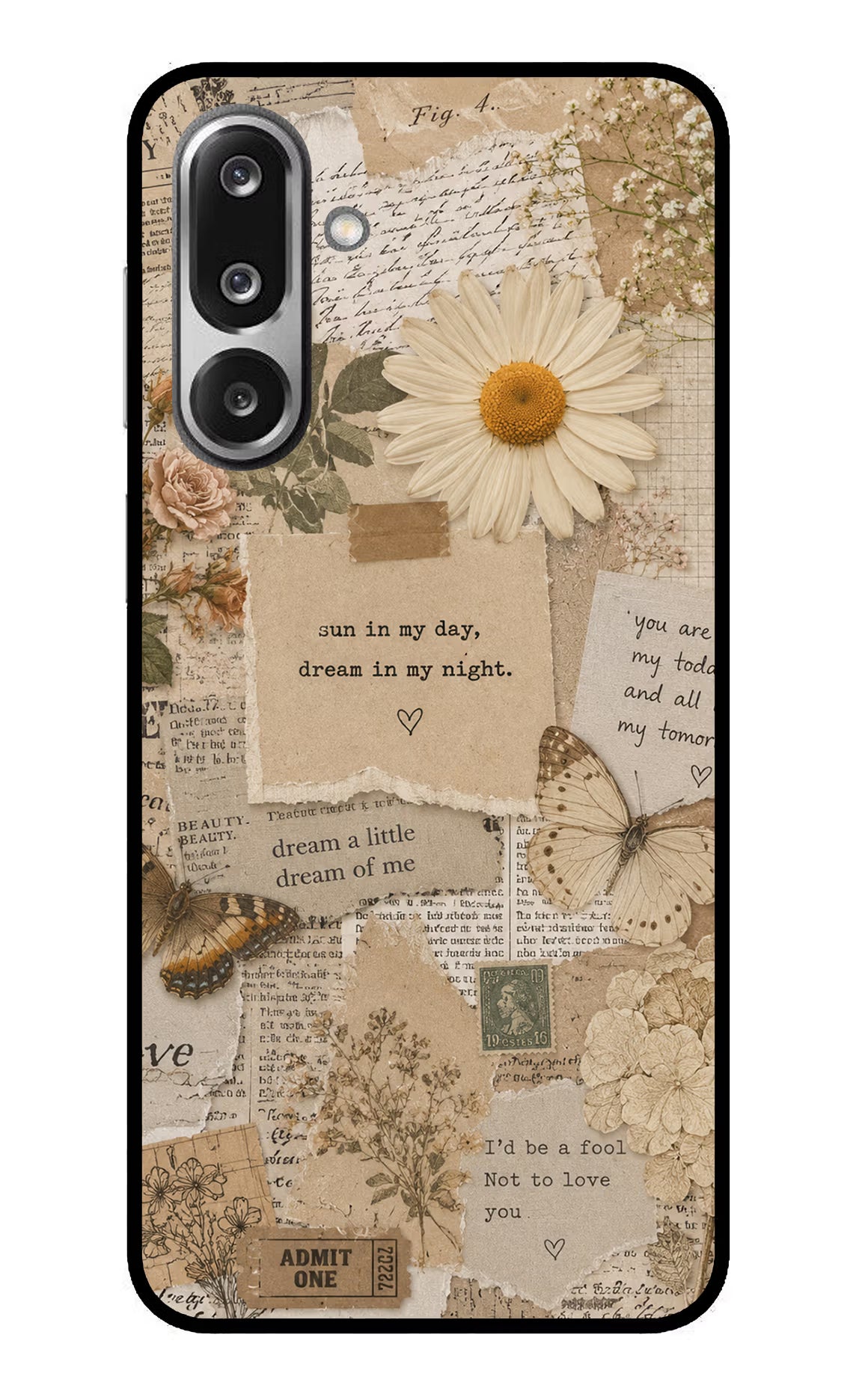 Vintage case Samsung F36 5G Glass Case