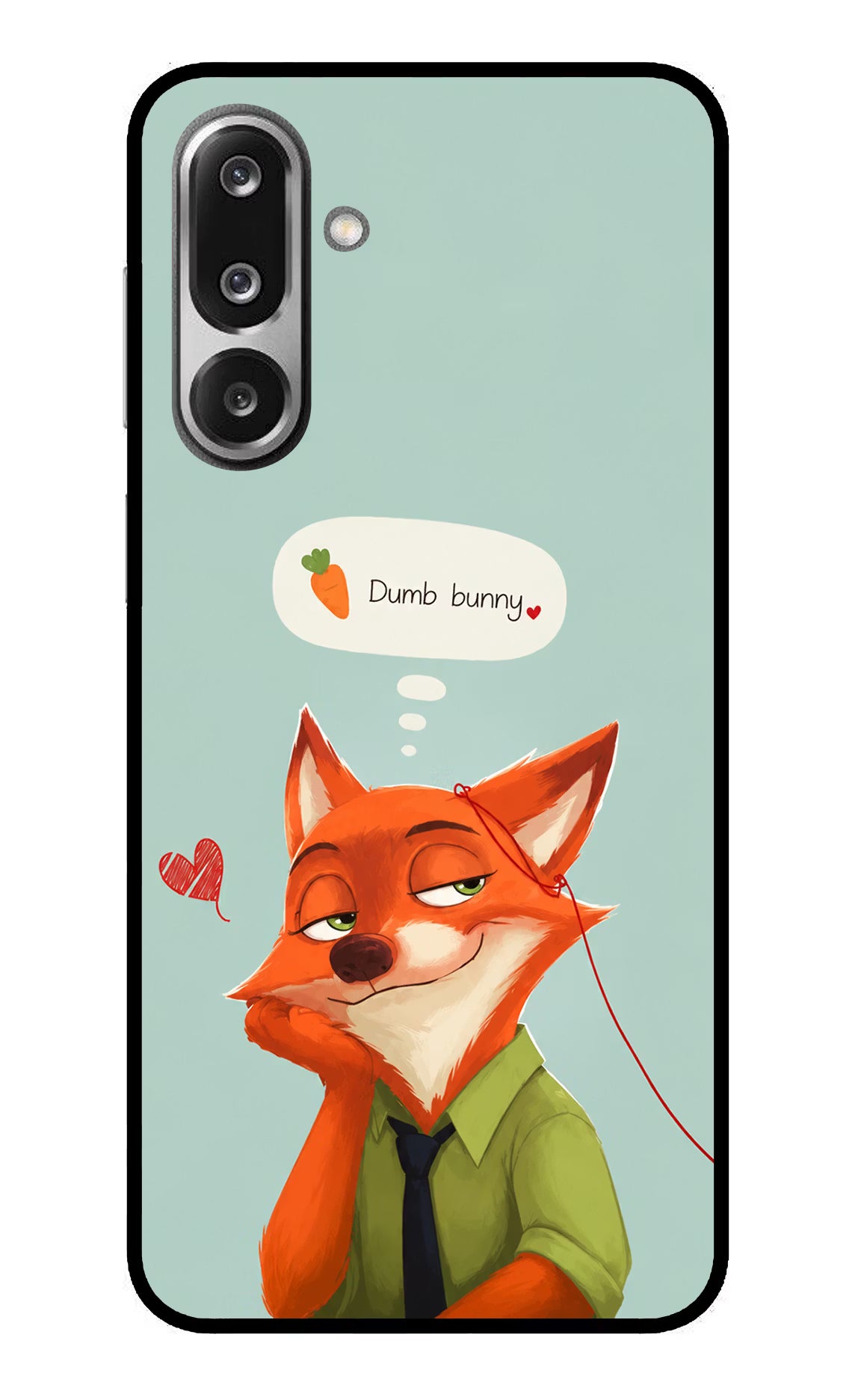 Nick Charm Samsung F36 5G Glass Case Back Cover by Casekaro