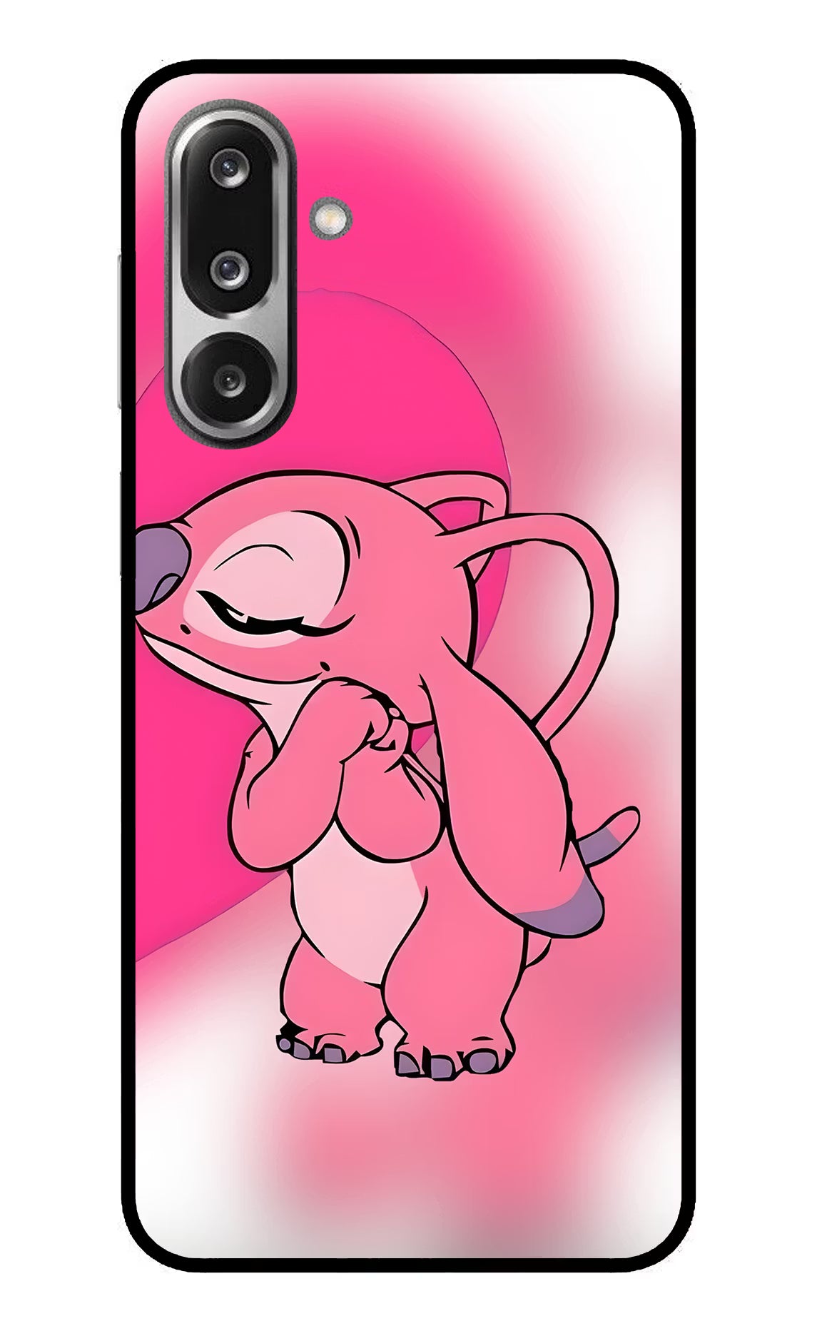 Angel Hug Samsung F36 5G Glass Case Back Cover by Casekaro