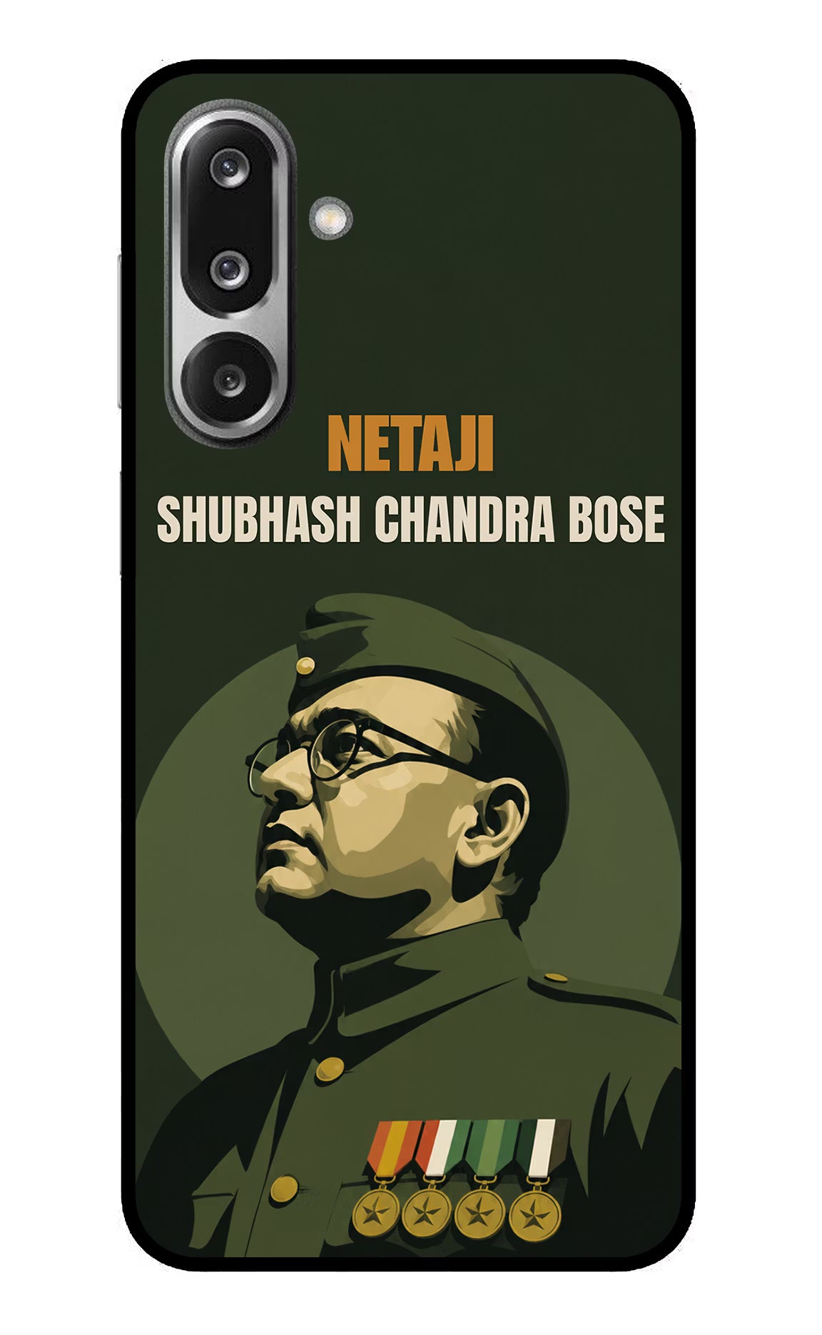 Netaji Legacy Samsung F36 5G Glass Case