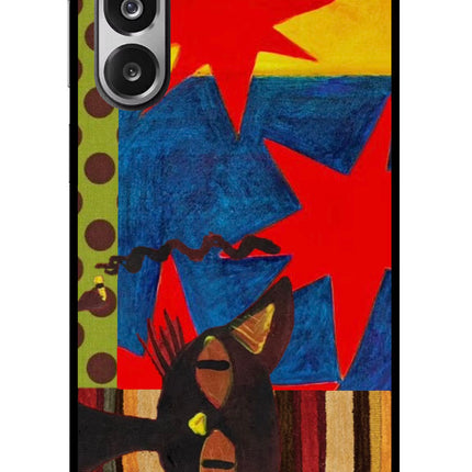 Pop Cat Samsung F36 5G Glass Case