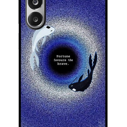 Dark Koi Samsung F36 5G Glass Case