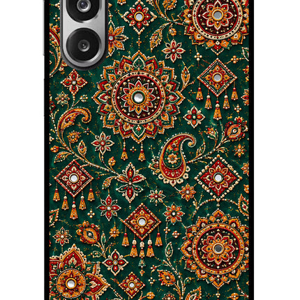 Green Pataka Samsung F36 5G Glass Case