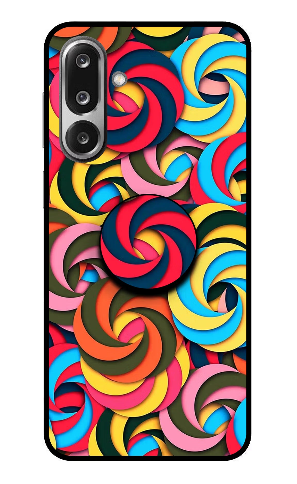 Spiral Pattern Samsung F36 5G Pop Case by Casekaro