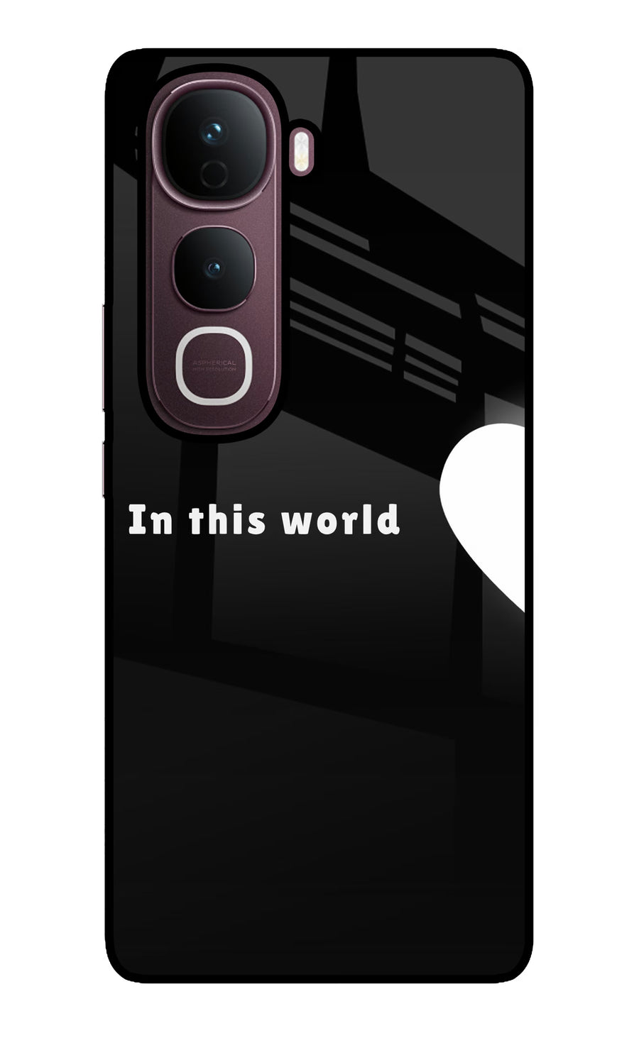 This World Vivo Y400 Pro 5G Back Cover, Glass case