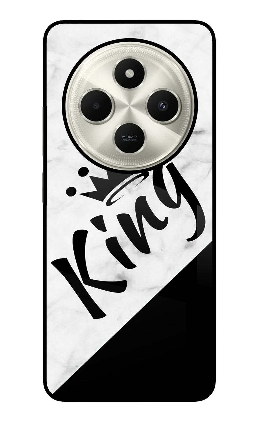 King Poco C75 5G Back Cover, Glass case