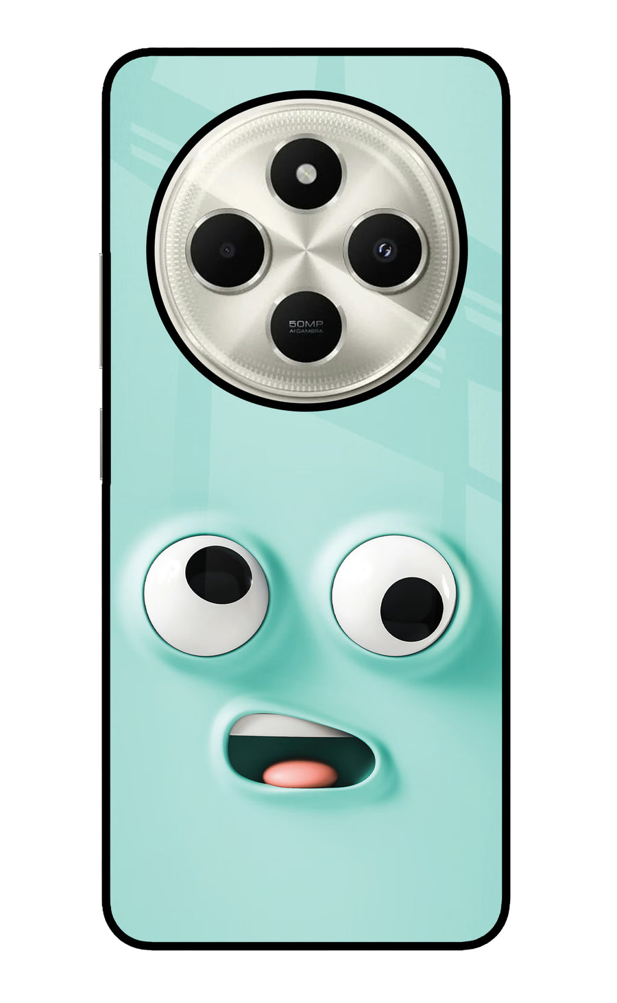 Funny Cartoon Poco C75 5G Back Cover, Glass case