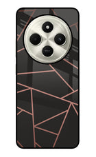 Geometric Pattern Poco C75 5G Glass Case Back Cover by Casekaro