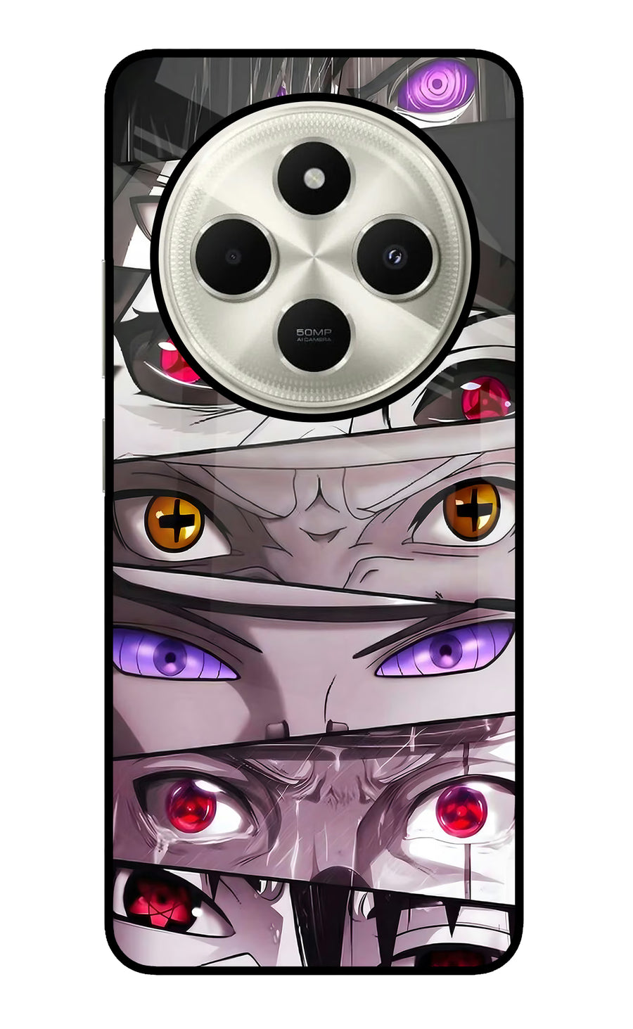 Naruto Anime Poco C75 5G Back Cover, Glass case