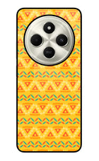 Tribal Pattern Poco C75 5G Glass Case Back Cover by Casekaro