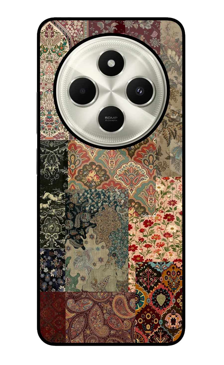 Desi Print Poco C75 5G Back Cover, Glass case