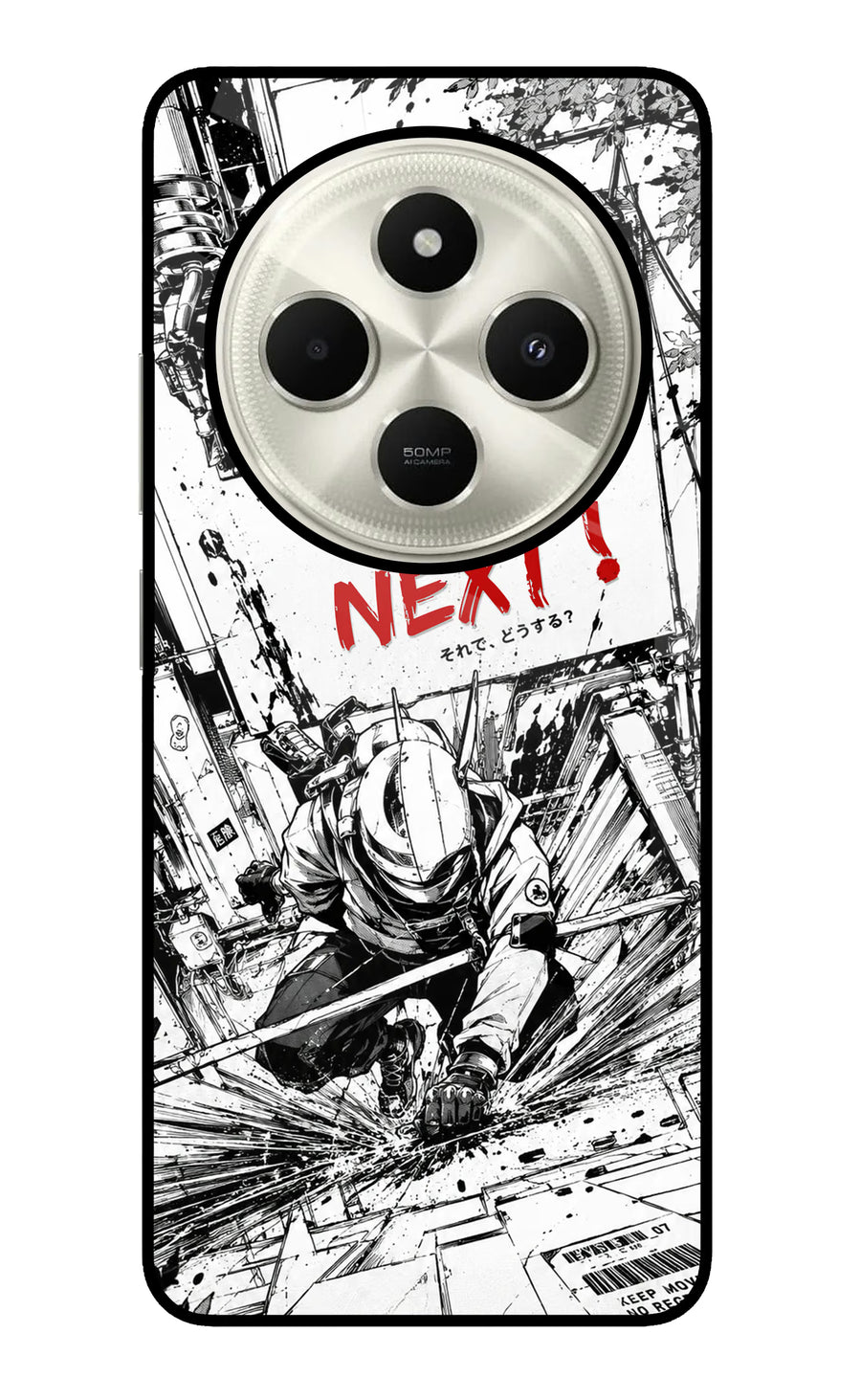 Who's Next Poco C75 5G Back Cover, Glass case