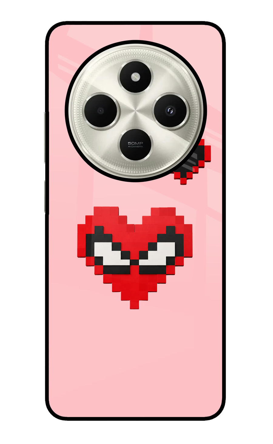 Gwen Heart Poco C75 5G Back Cover, Glass case