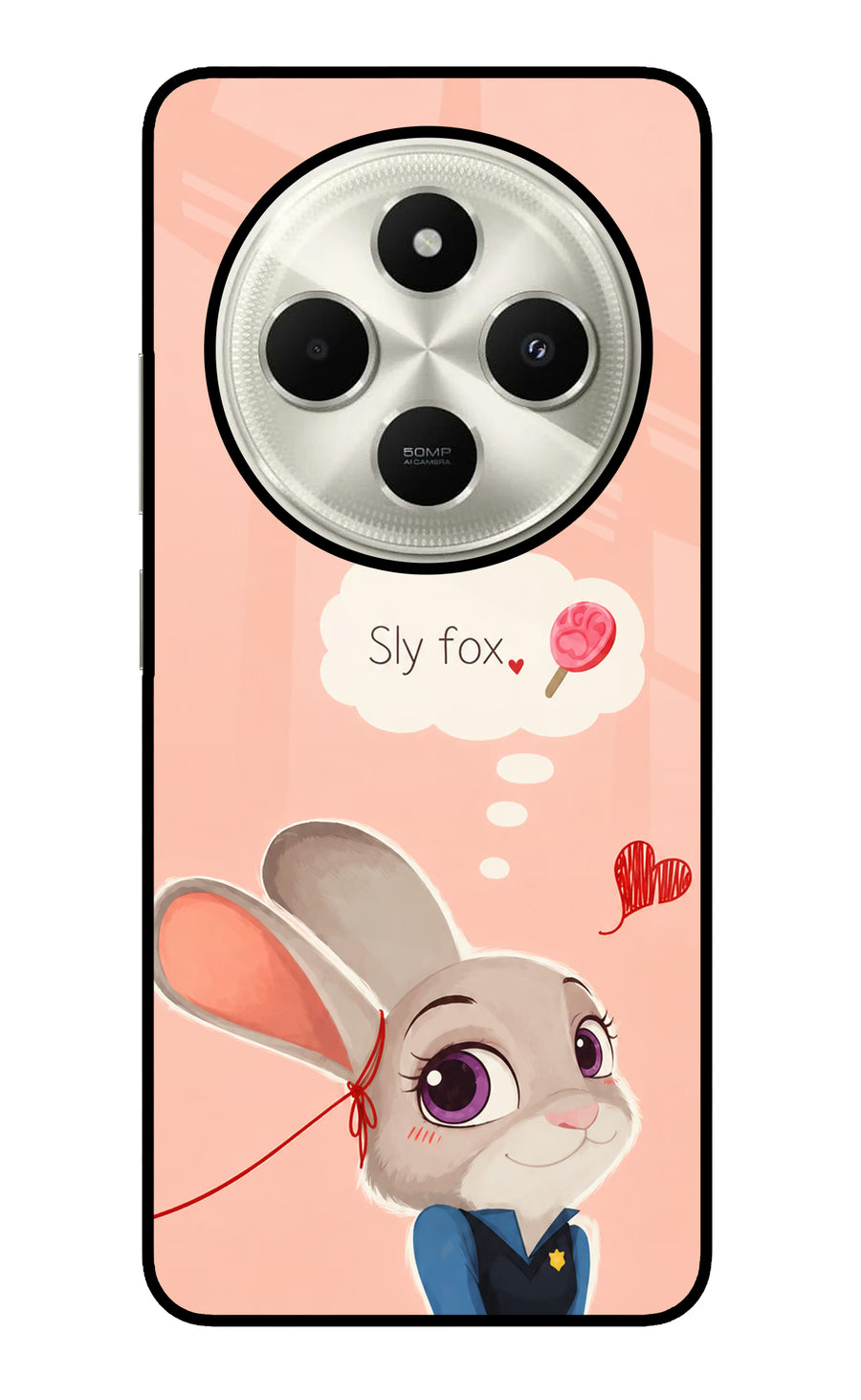 Judy Charm Poco C75 5G Back Cover, Glass case