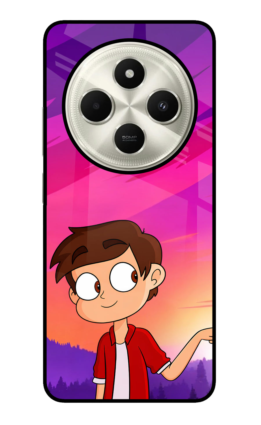 Marco Sunset Poco C75 5G Back Cover, Glass case