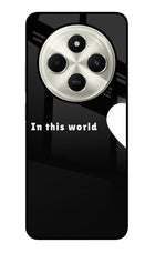 This World Poco C75 5G Glass Case Back Cover by Casekaro
