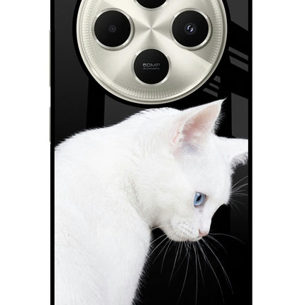 Snow Gaze Poco C75 5G Glass Case Back Cover by Casekaro