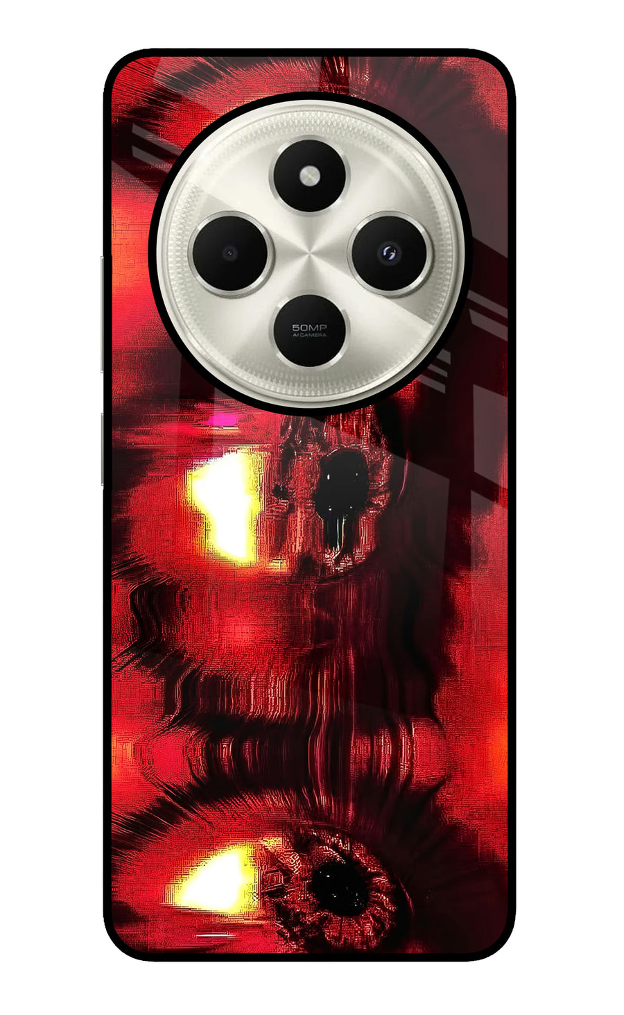 Fire Eye Poco C75 5G Back Cover, Glass case