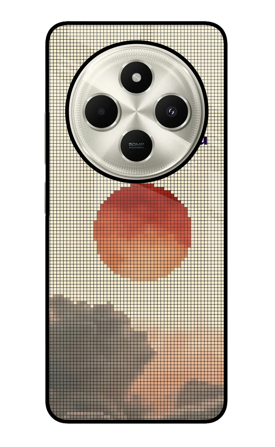 Pixel Sun Poco C75 5G Back Cover, Glass case